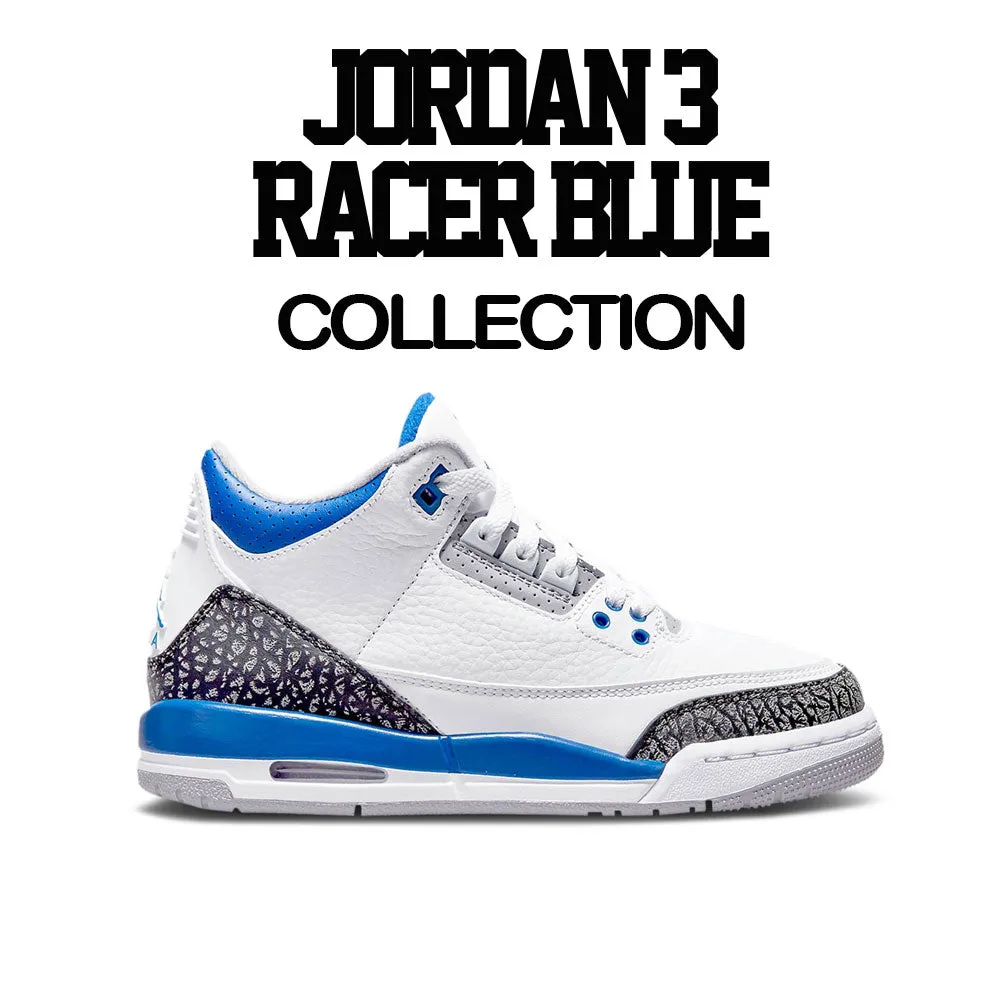 Retro 3 Racer Blue Shirt - Sneaker Addict - Blue