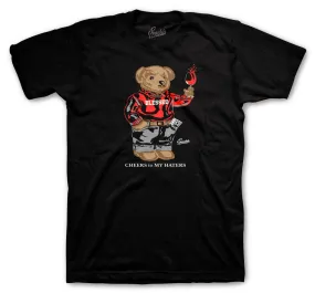 Retro 4 Red Thunder Cheers Bear Shirt