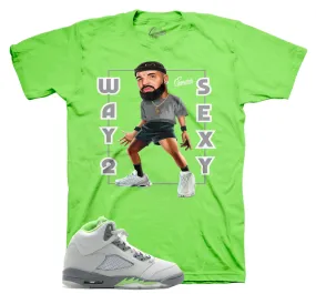 Retro 5 Green Bean Way Too Sexy Shirt