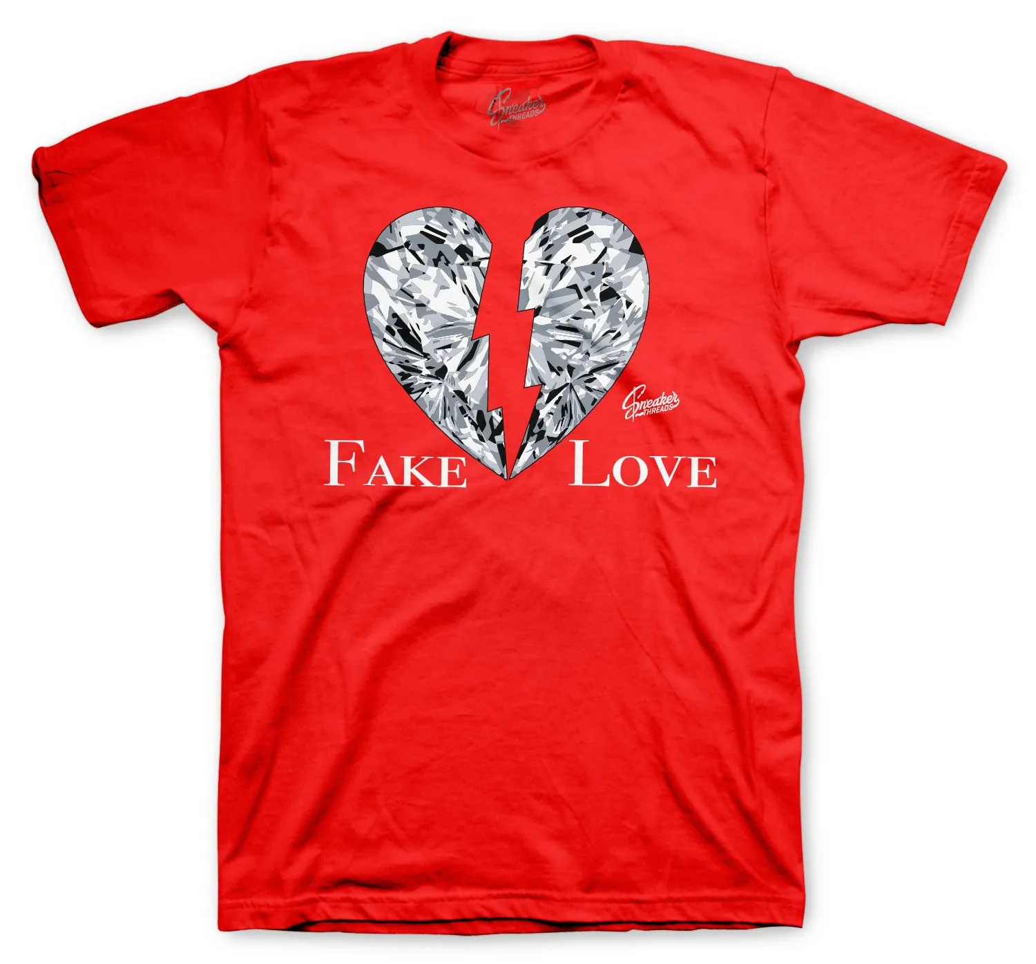 Retro 5 Raging Bull Shirt - Love - Red