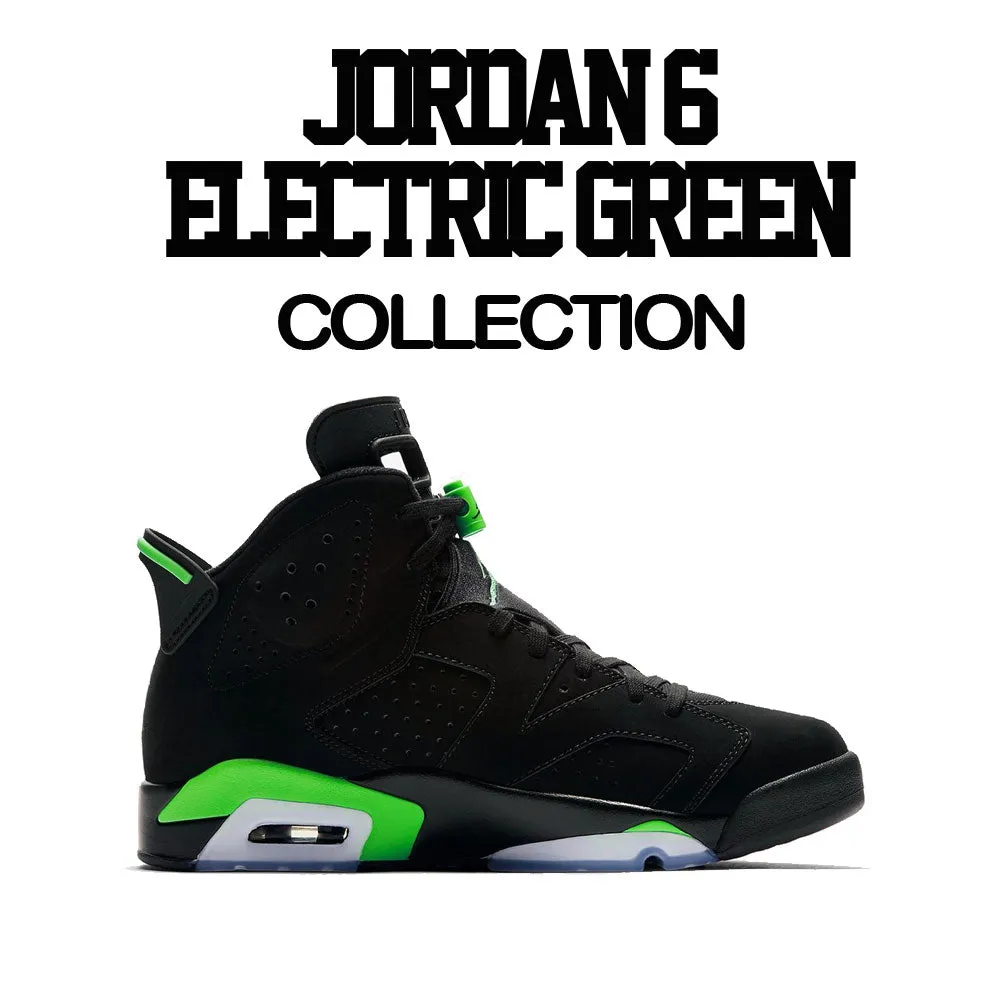 Retro 6 Electric Green Clean Pair Shirt