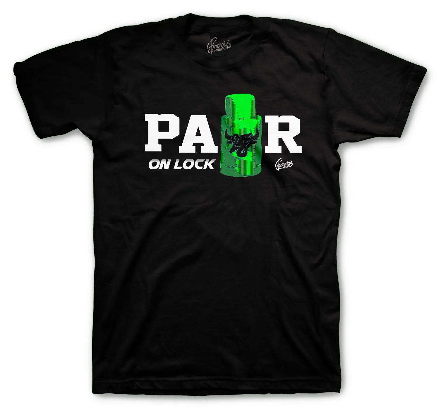 Retro 6 Electric Green On Lock Shirt