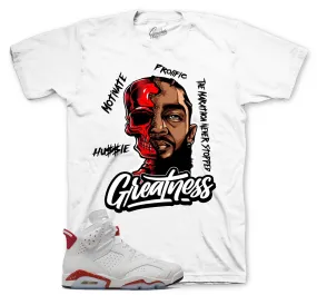 Retro 6 Red Cement Great Nip Shirt