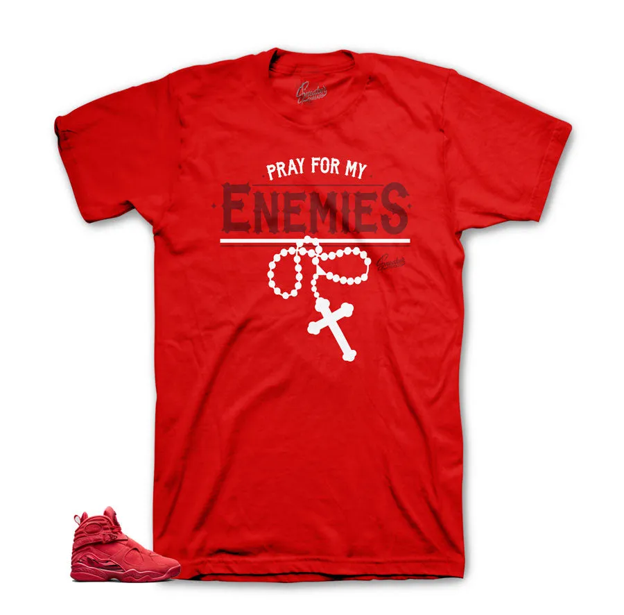 Retro 8 Valentines Shirt - Enemies - Red