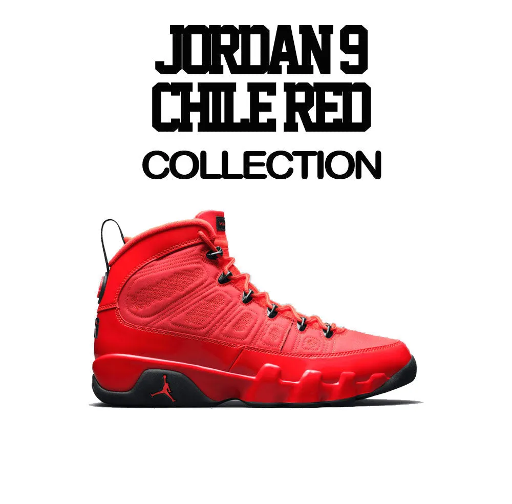 Retro 9 Chile Red Fresh Sneakers Shirt