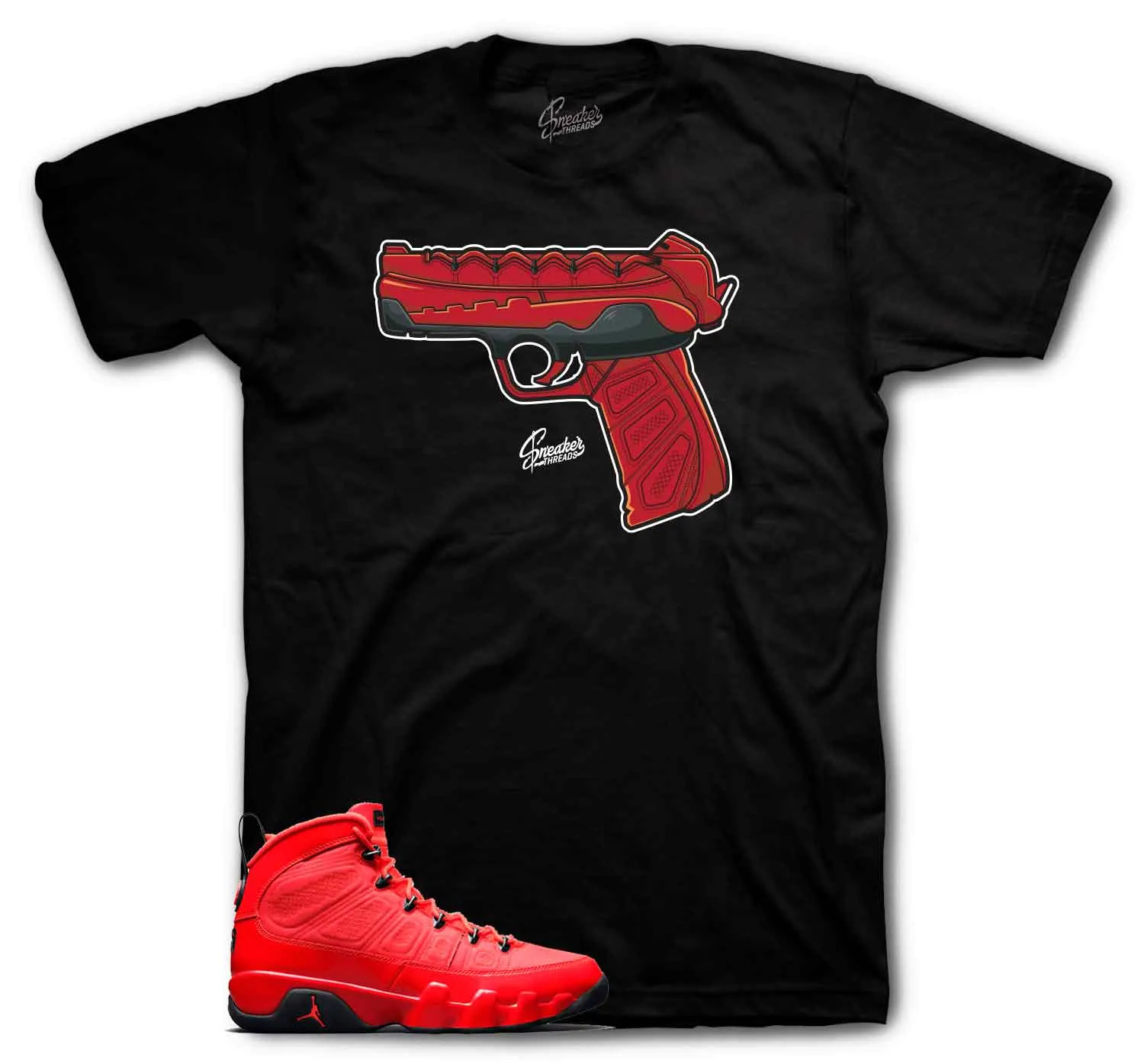 Retro 9 Chile Red Nines Shirt