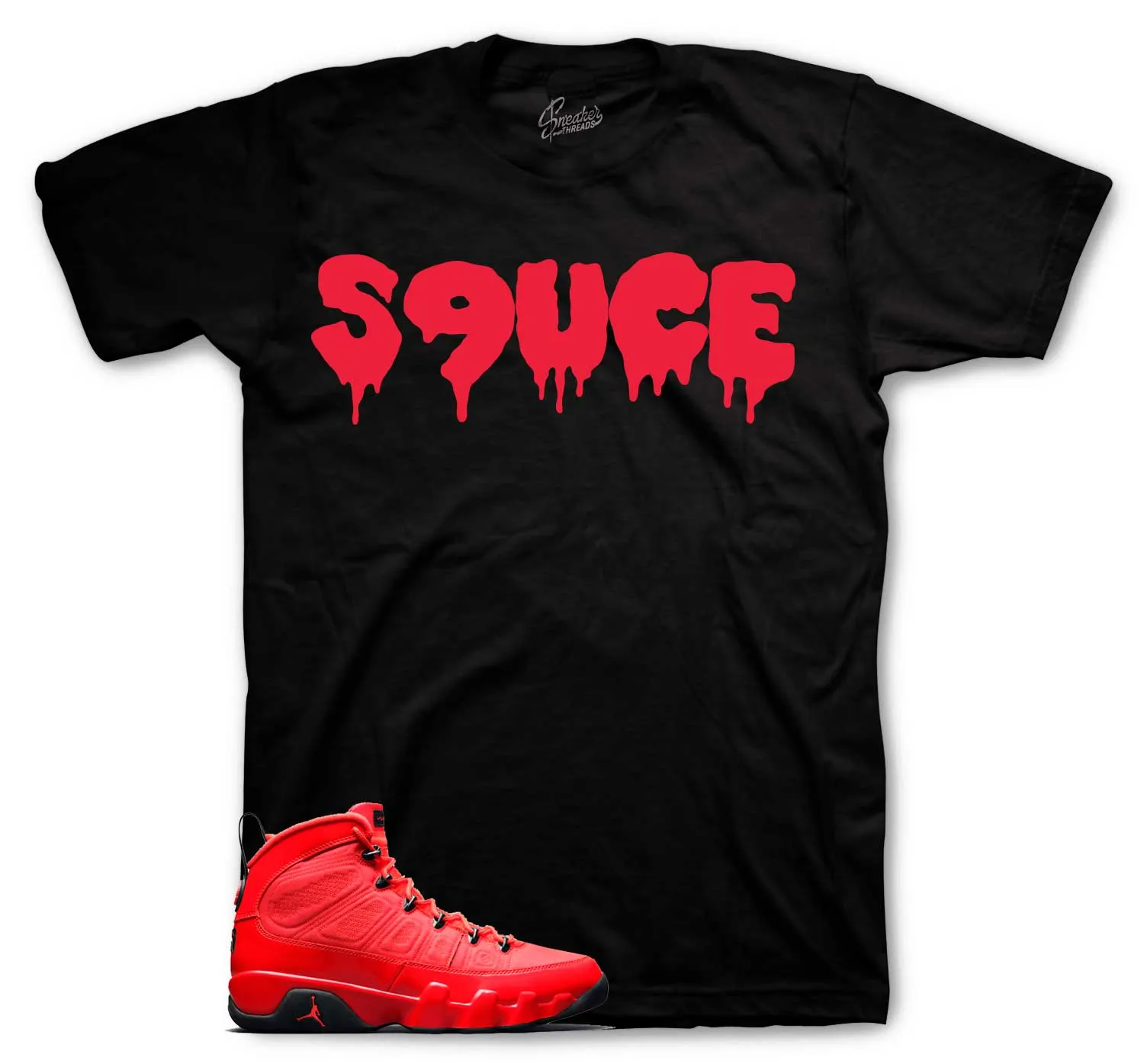 Retro 9 Chile Red Shirt - S9uce Shirt