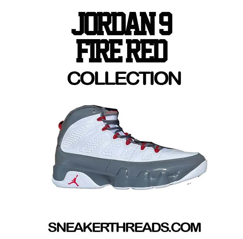 Retro 9 Fire Red Love Kicks Shirt