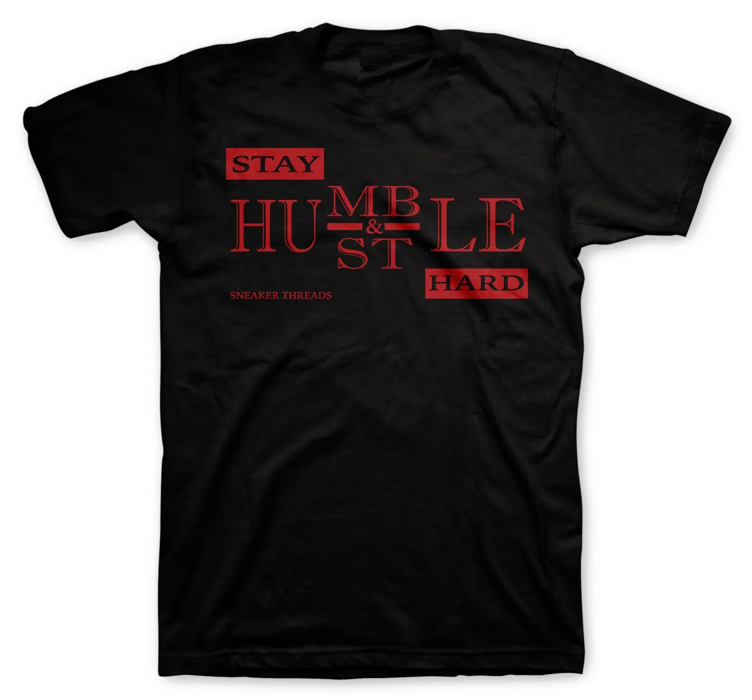 Retro 9 Gym Red Shirt - Humble - Black