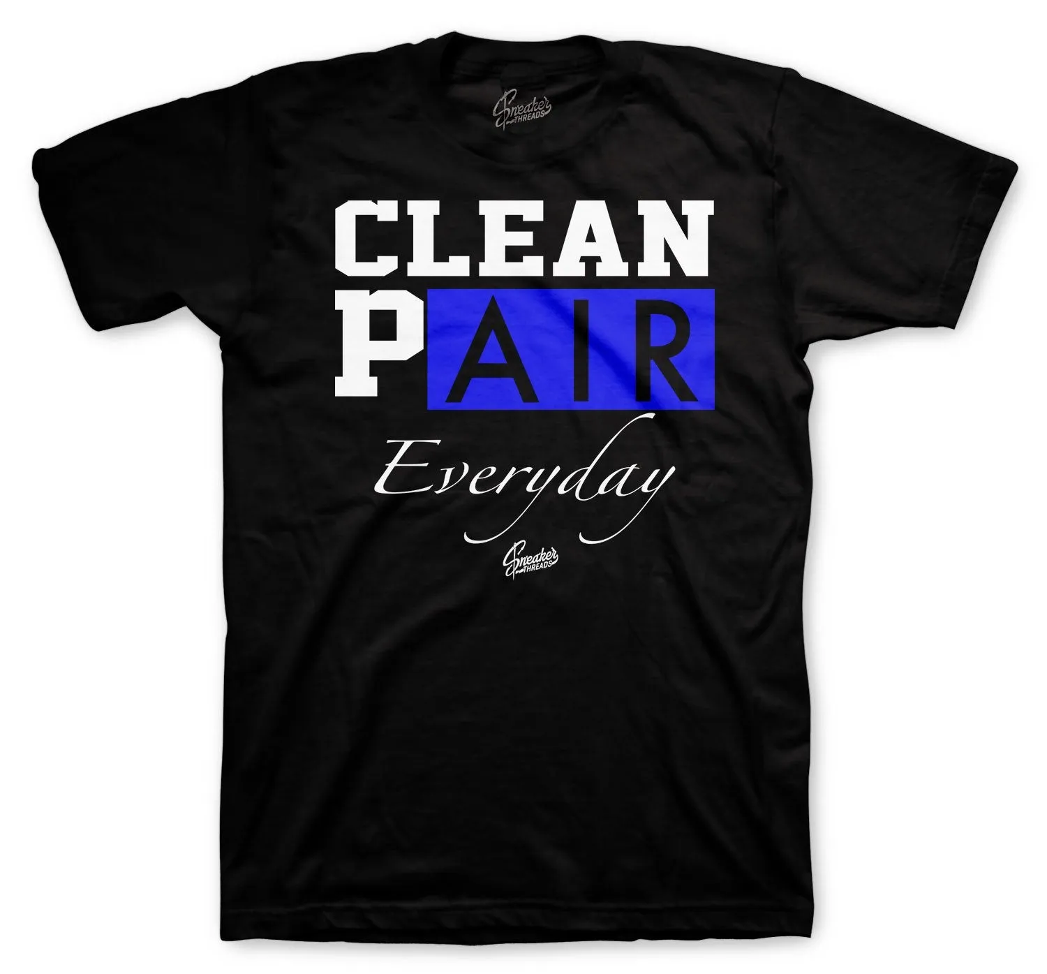 Retro 9 Racer Blue Shirt - Everyday - Black