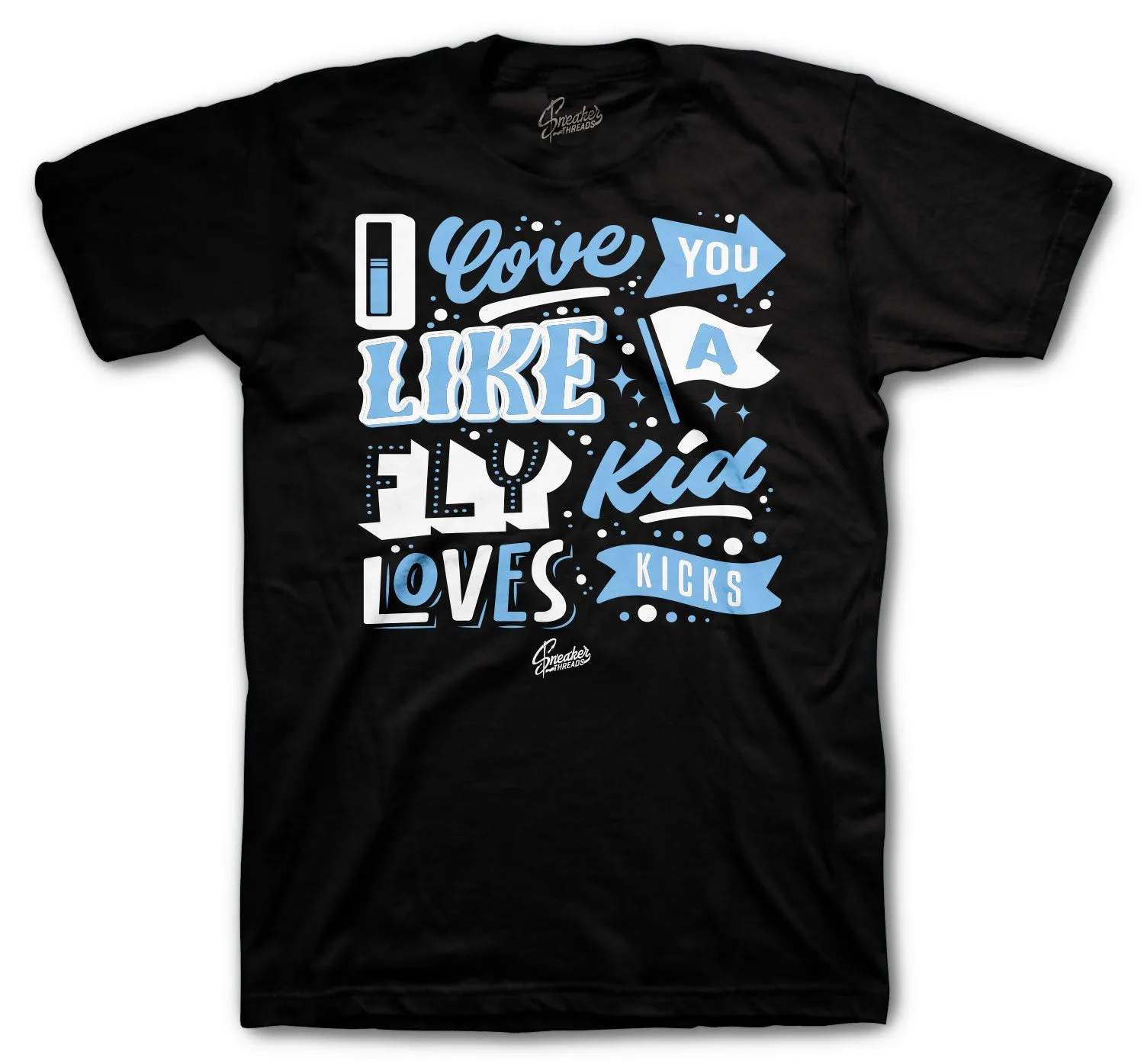 Retro 9 University Blue Love Kicks Shirt