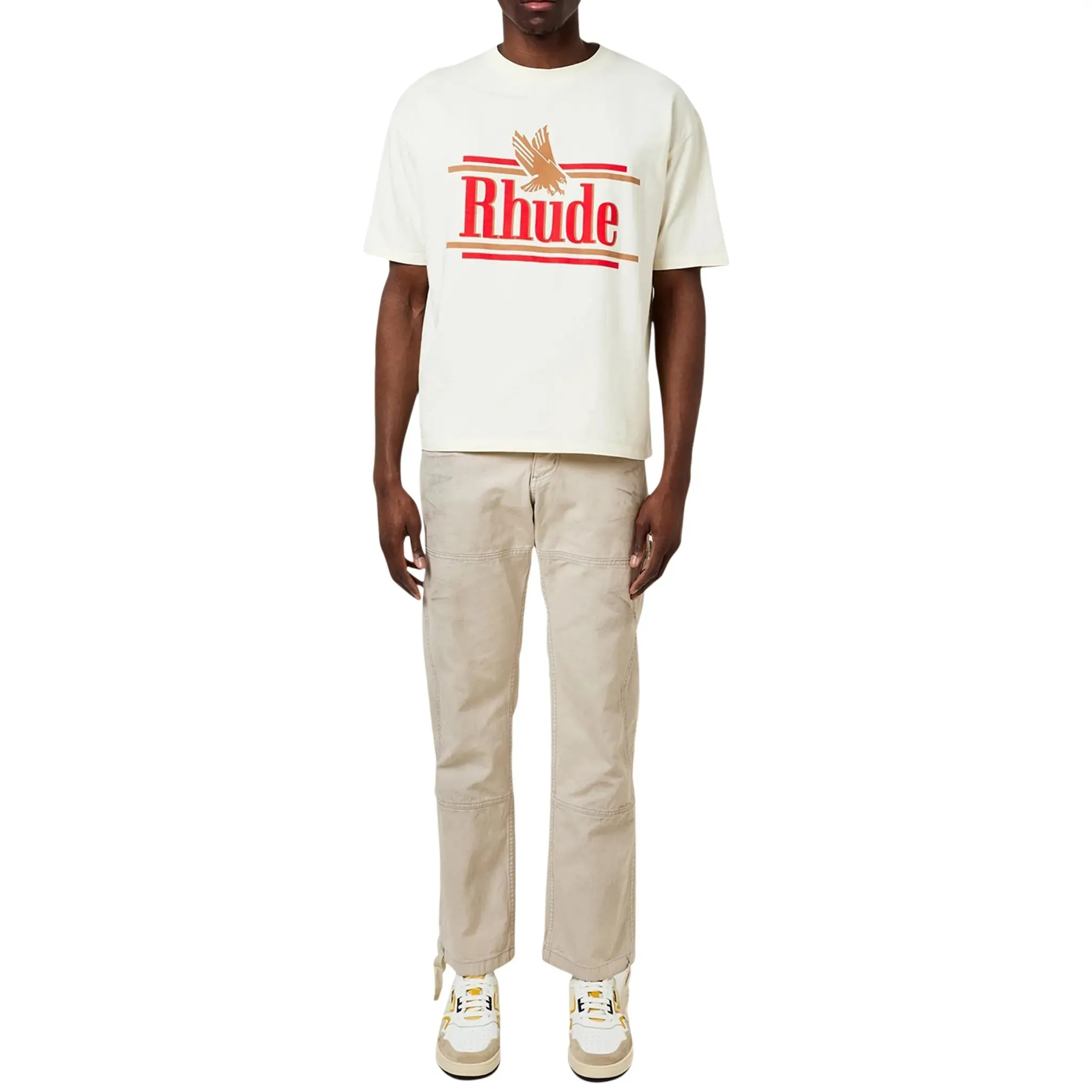 Rhude Rossa Vintage White T Shirt