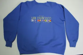 San Francisco Yacht Club Vintage 90's Tourist Crew Neck Sweatshirt