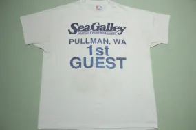 Sea Galley Pullman WA 1st Guest Vintage 80's Grand Opening T-Shirt