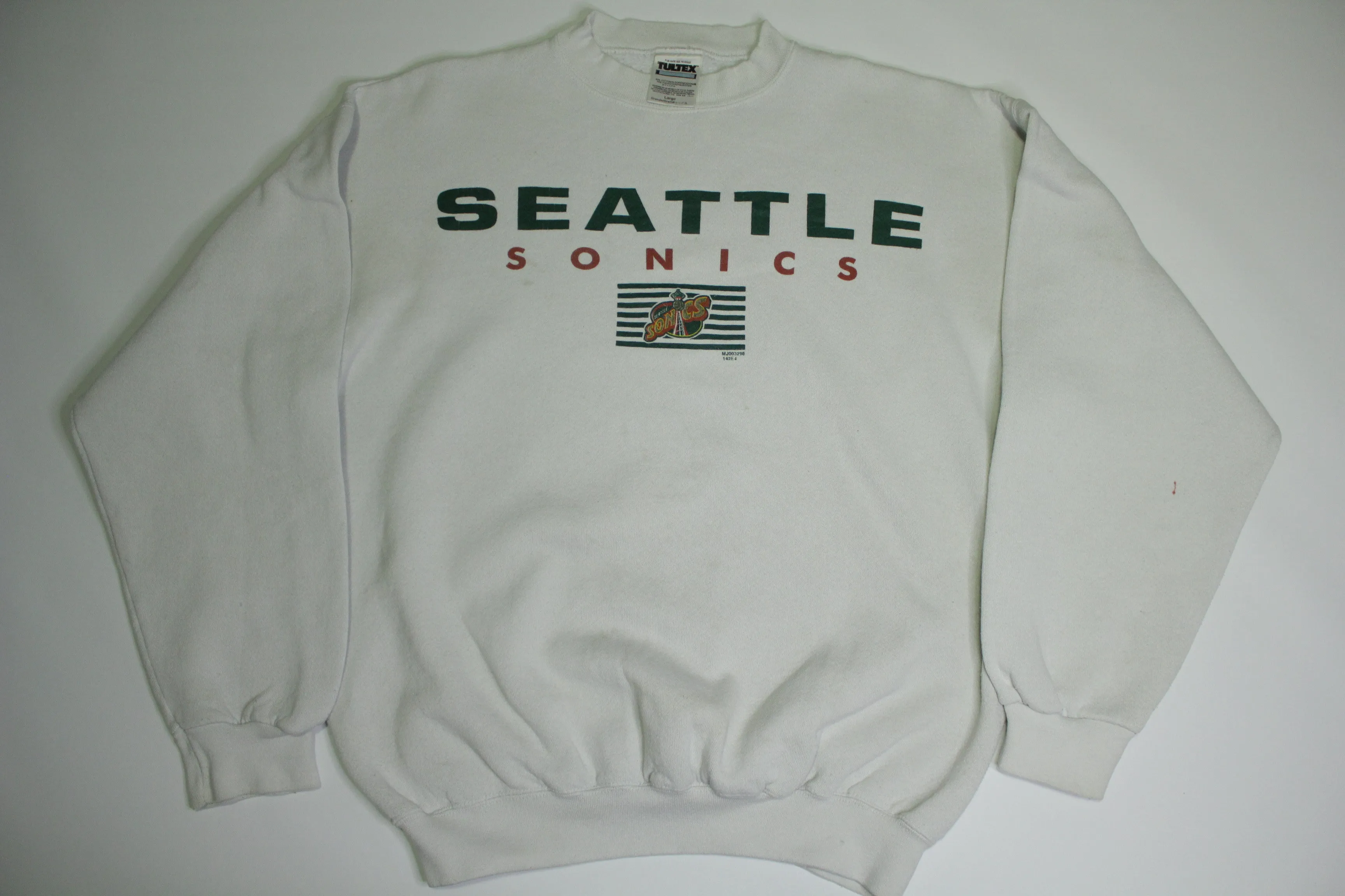 Seattle Sonics Vintage 90's Crewneck Tultex Basketball Sweatshirt