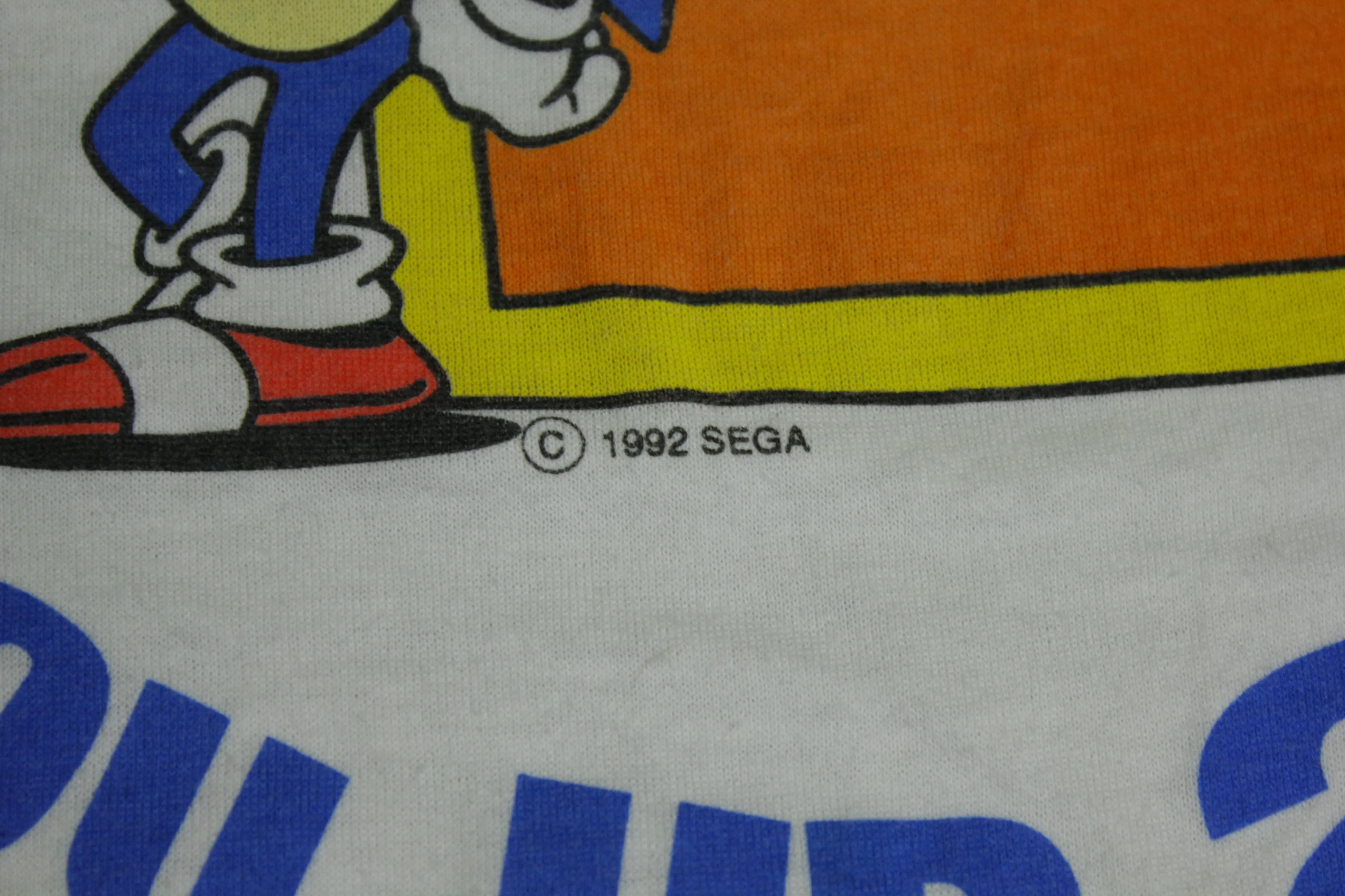 Sonic The Hedgehog 2 Are You Up 2 It? Vintage 90's 1992 Sega Made in USA T-Shirt