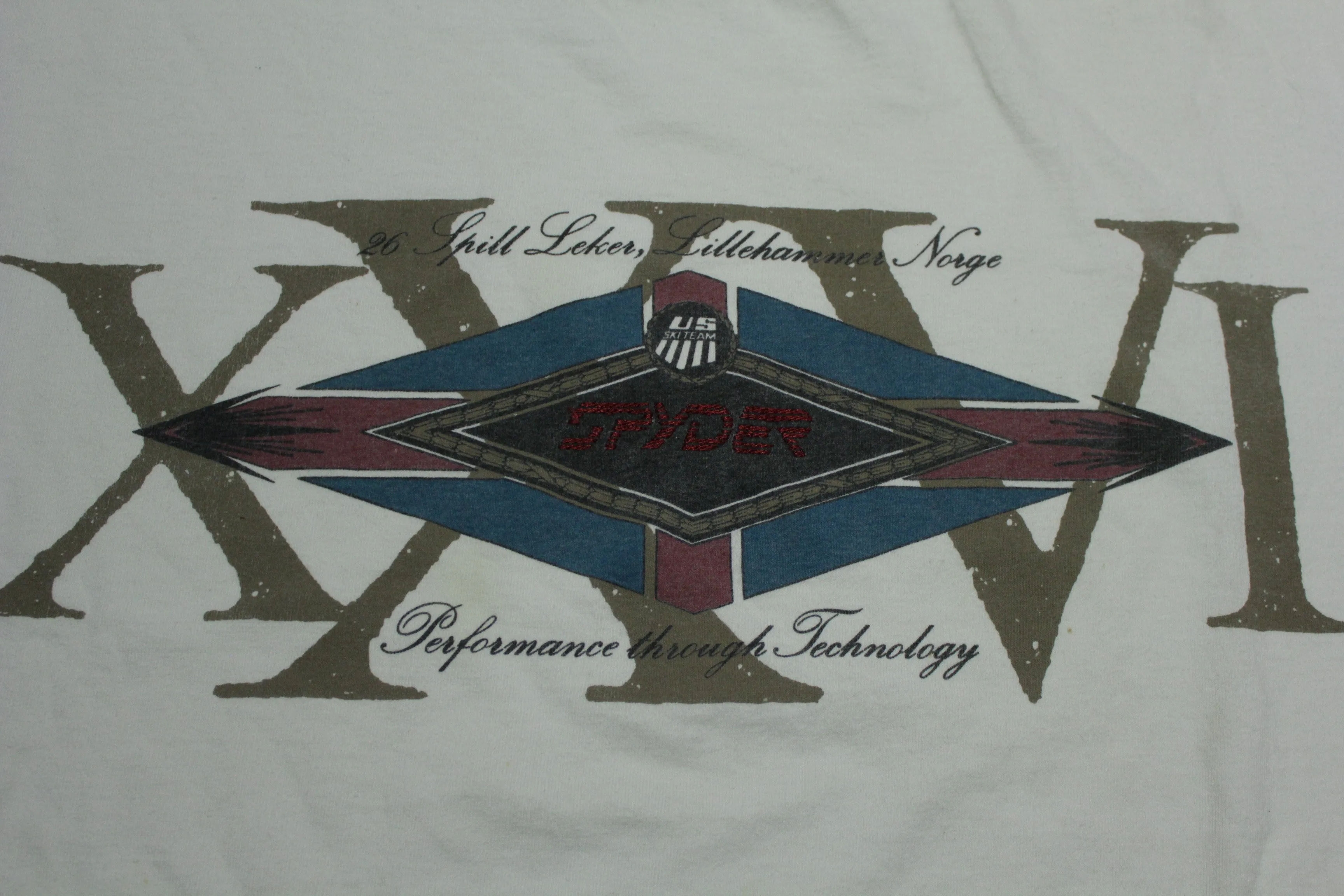 Spyder Performance Technology Vintage 90's Single Stitch T-Shirt