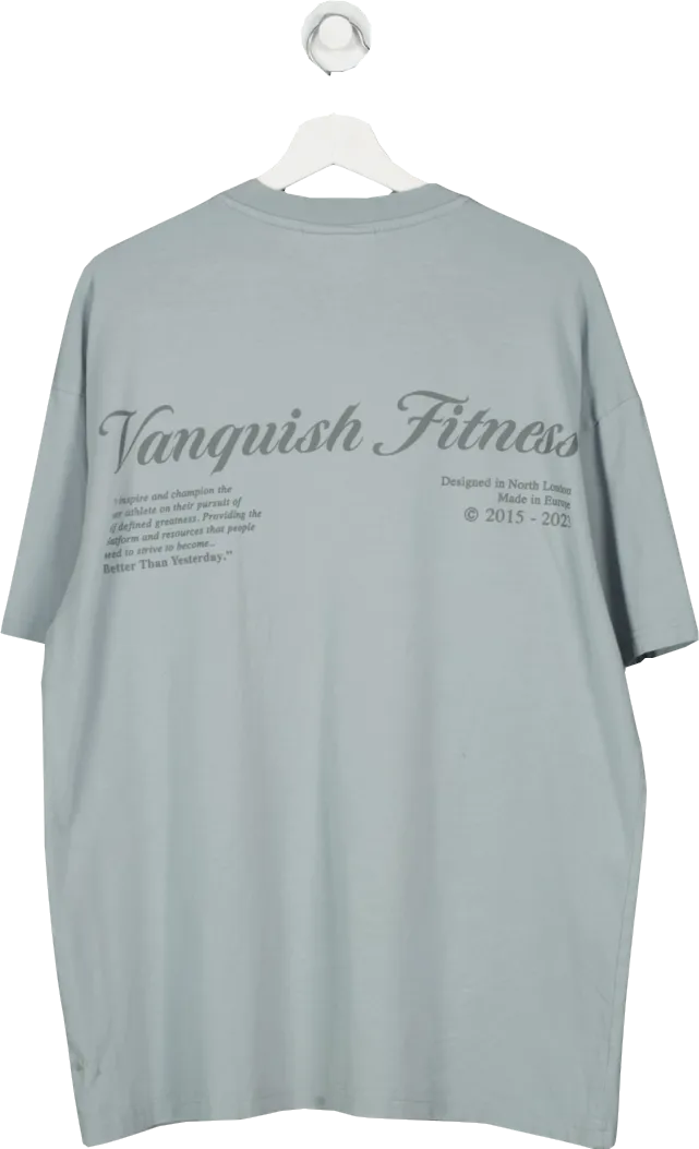 Vanquish Blue Fitness T Shirt UK L