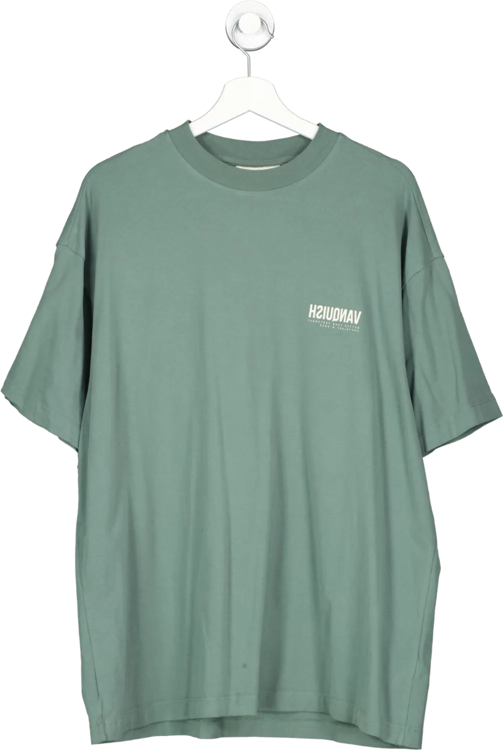 Vanquish Green Oversized T Shirt UK L