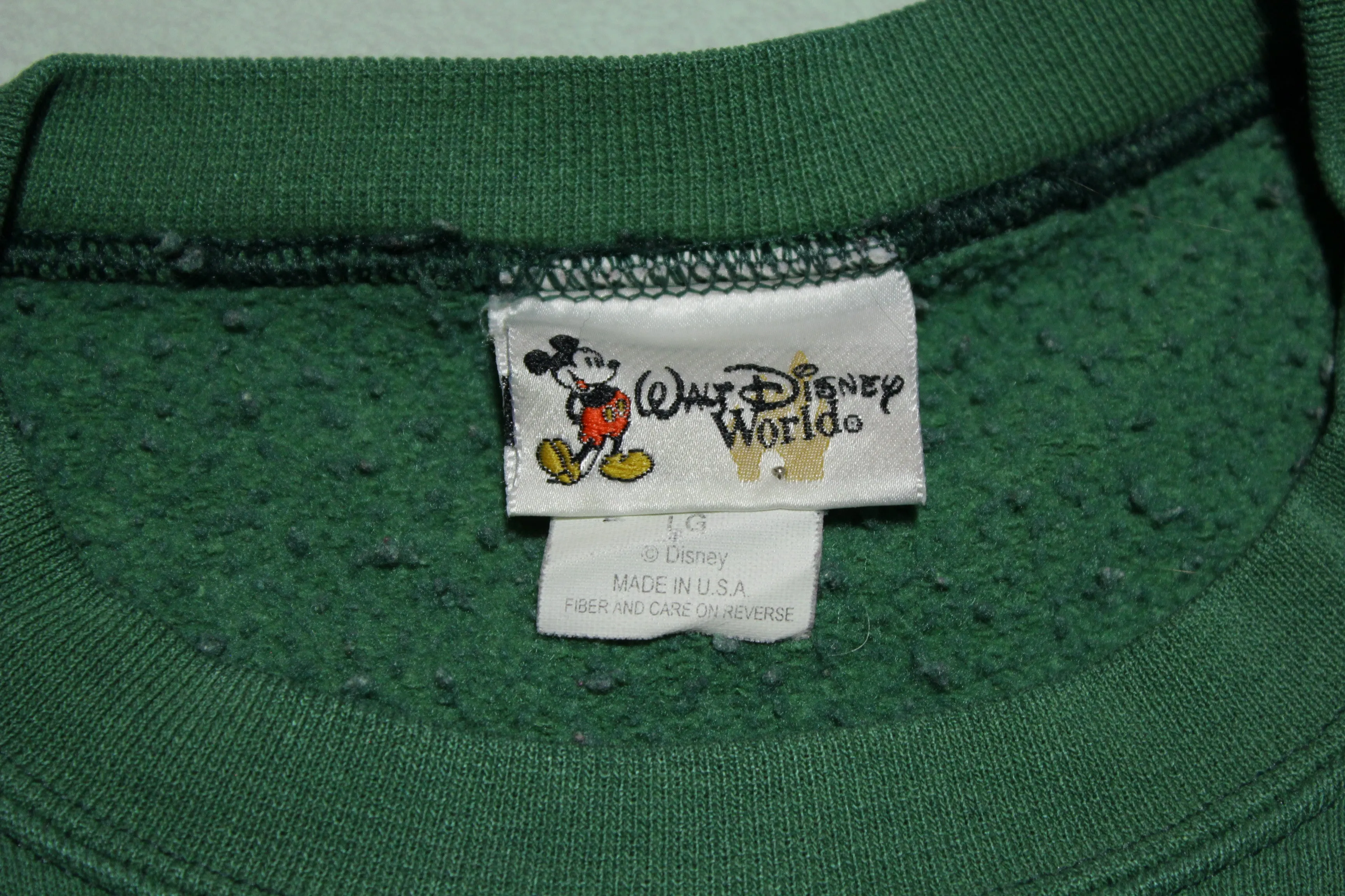 Walt Disney World 90's Vintage Bouncing Tigger Made in USA Crewneck Sweatshirt