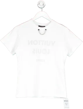 White Icon Louis Vuitton Printed T-shirt UK XS