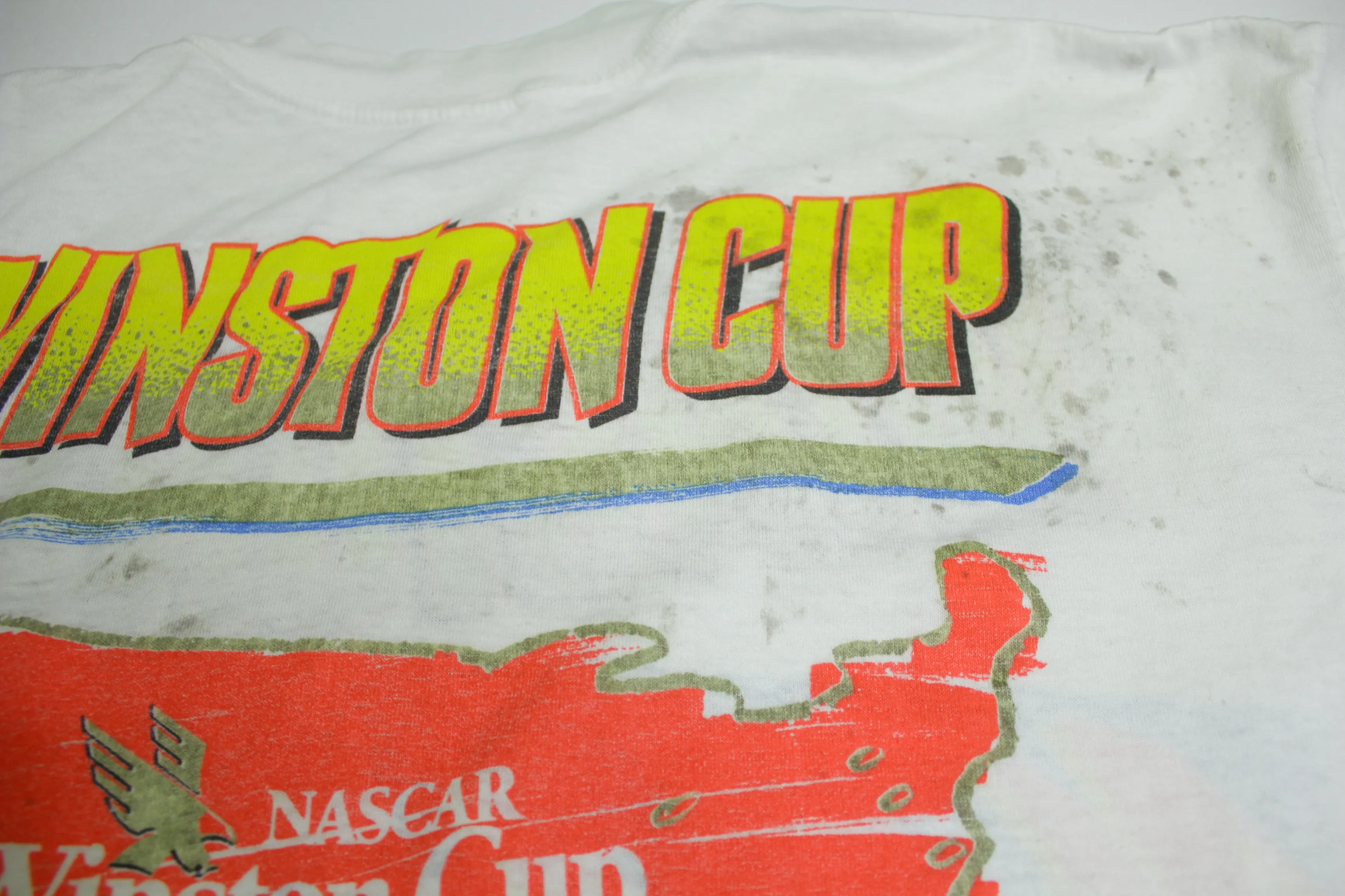 Winston Cup 1992 Daytona To Atlanta Vintage 90's Earnhardt Nascar Series T-Shirt