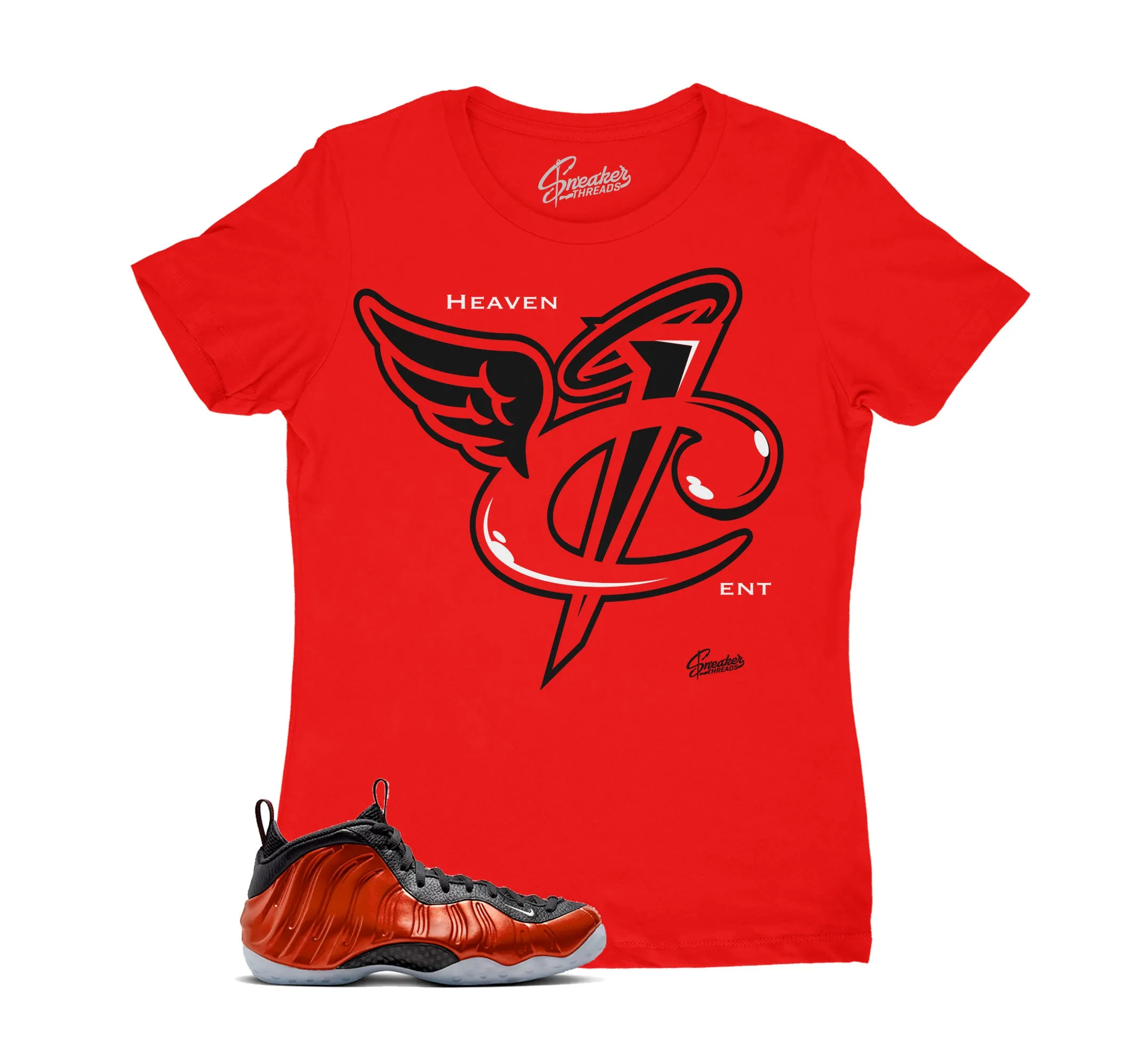 Womens -  Metallic Red Foam Heaven Cent Shirt