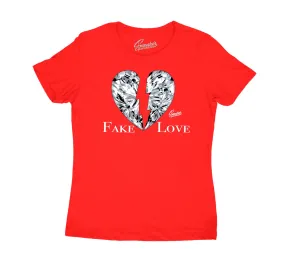 Womens Raging Bull 5 Shirt - Love - Red