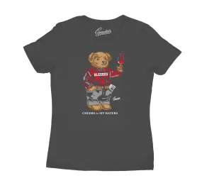 Womens - Red Flint 13 Shirt - Cheers Bear - Charcoal