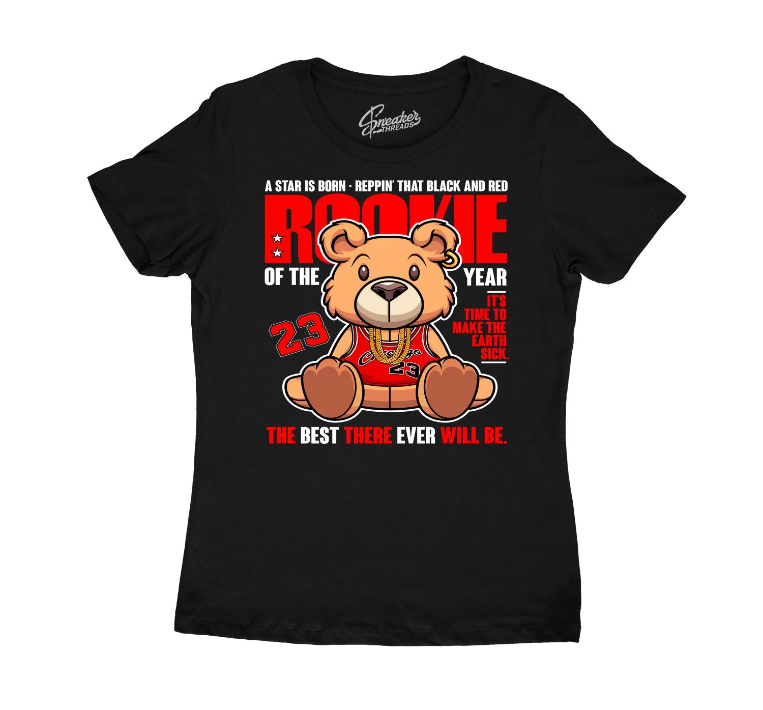 Womens - Red Thunder 4 Rookie Bear Shirt