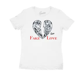 Womens Twist 12 Shirt - Love - White