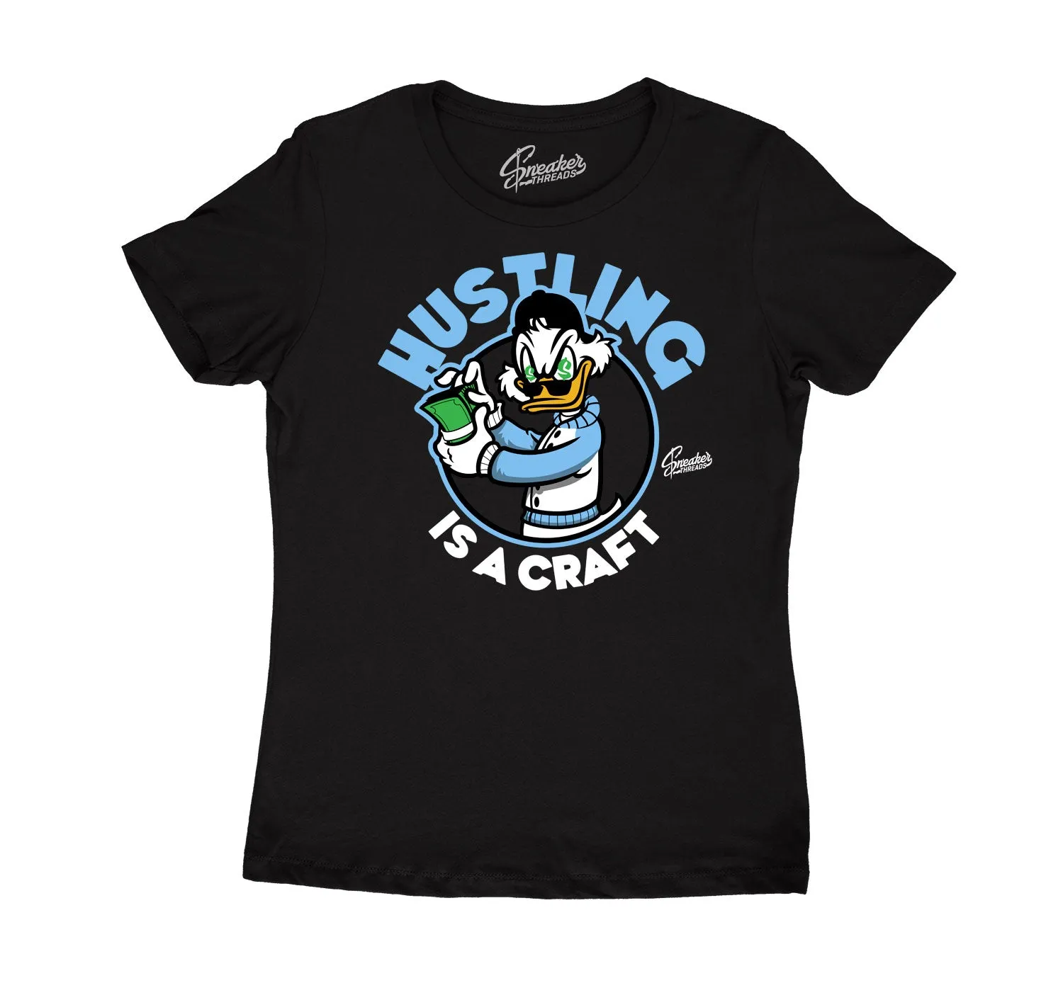 Womens - University Blue 9 Hustling Shirt